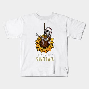 I came in like a SUNFLOWER Kids T-Shirt